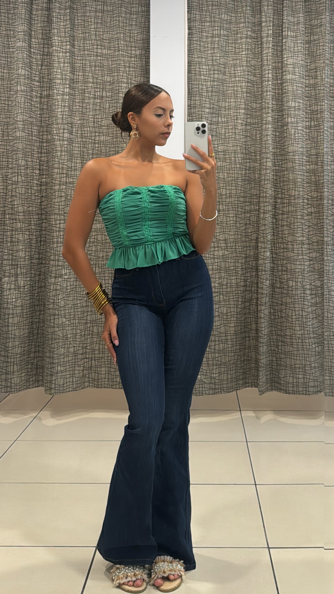 Gena Strapless Top