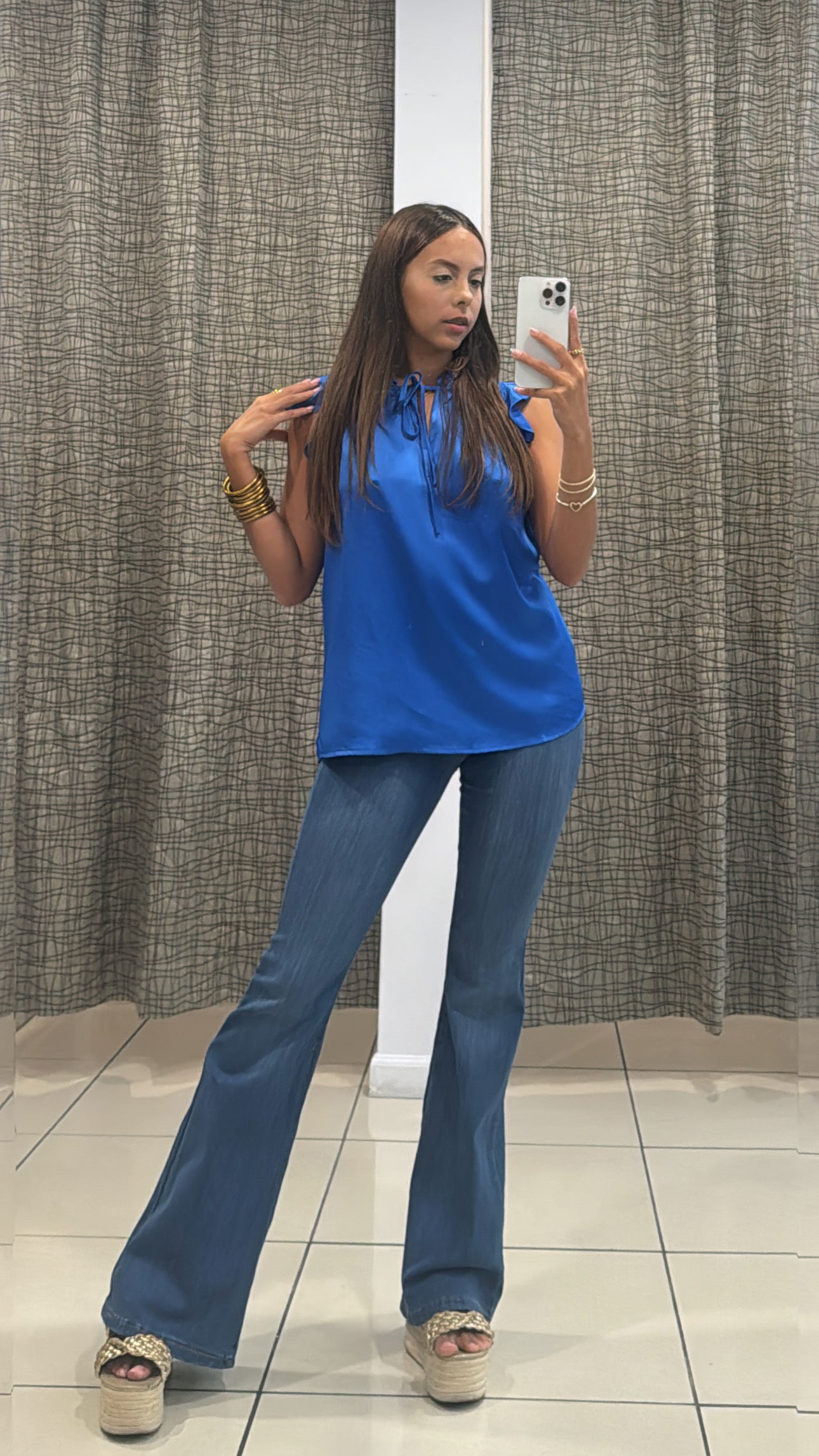 Margaux Blue Top