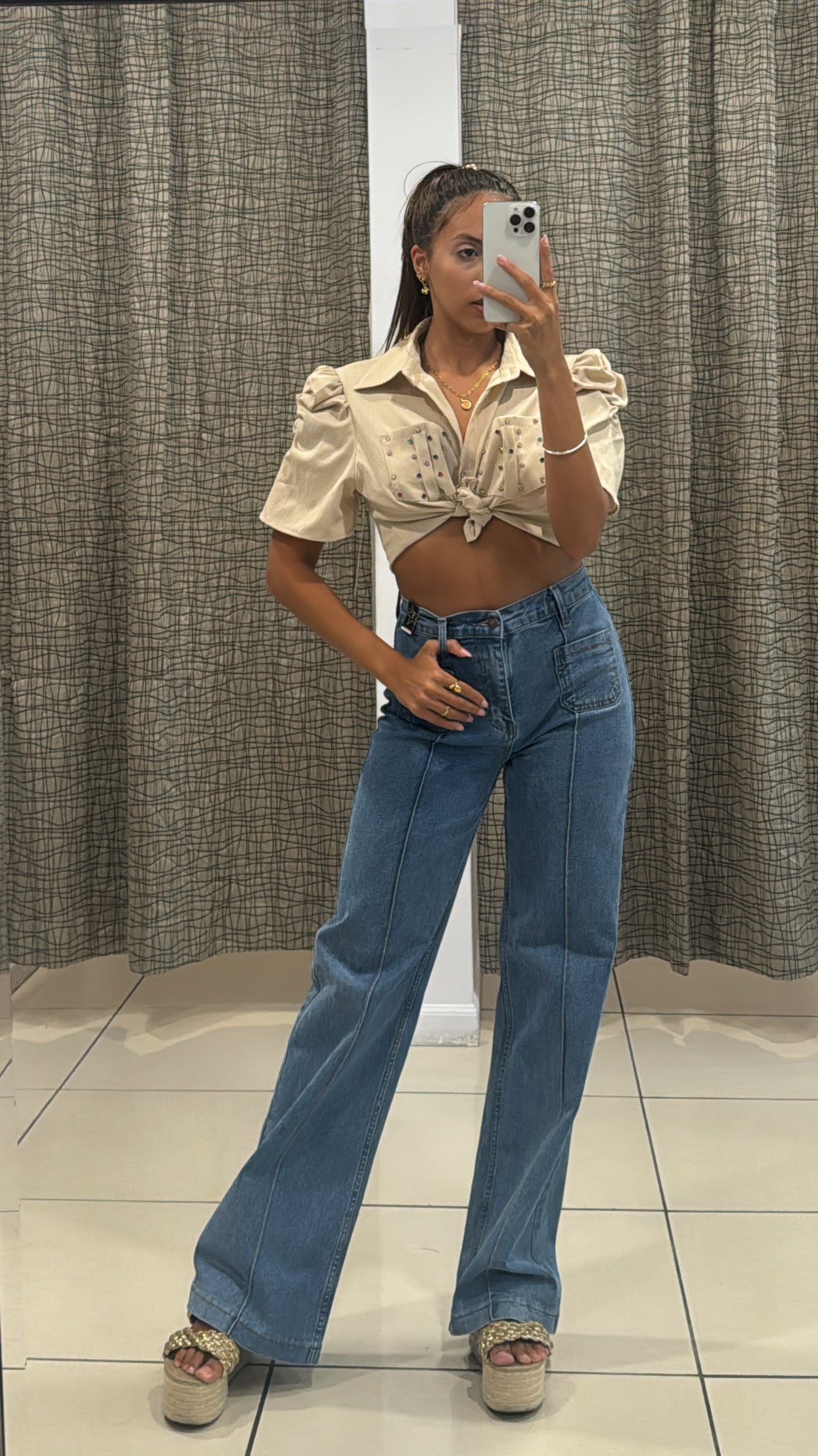 Julieta Vibrants Pockets Jeans