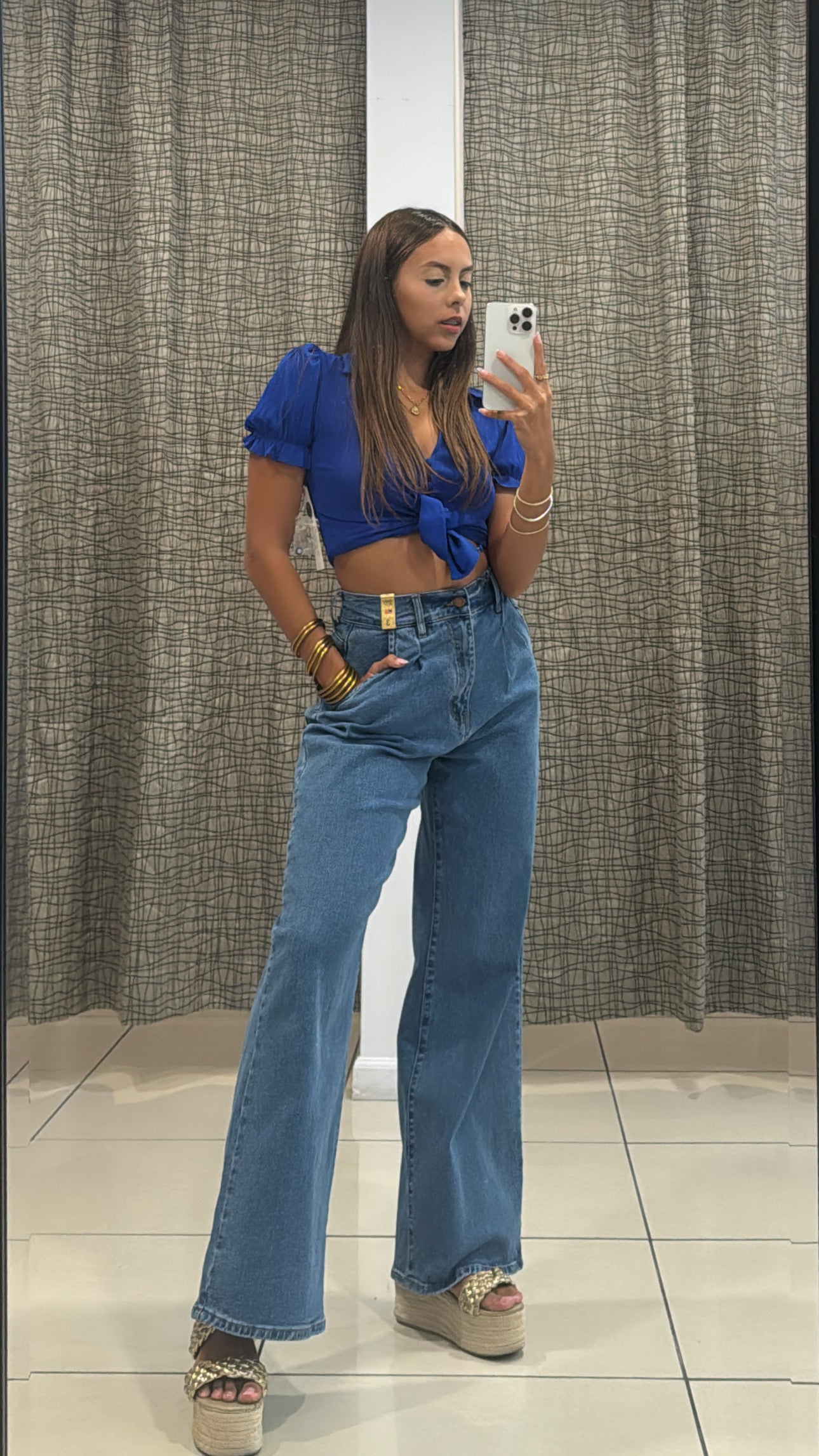 Tamara Blue Top
