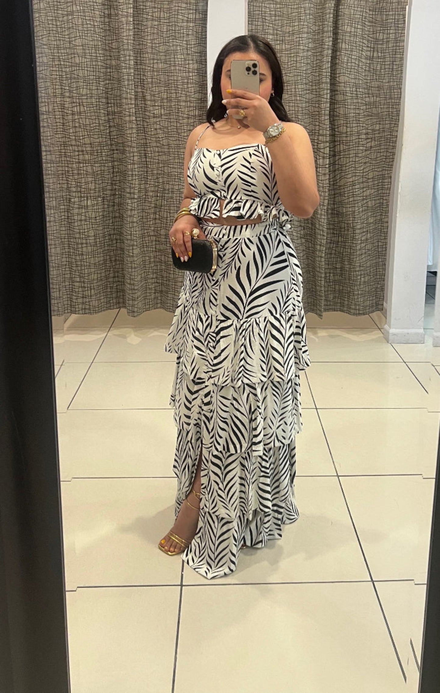 Margorie Print Maxi Skirt