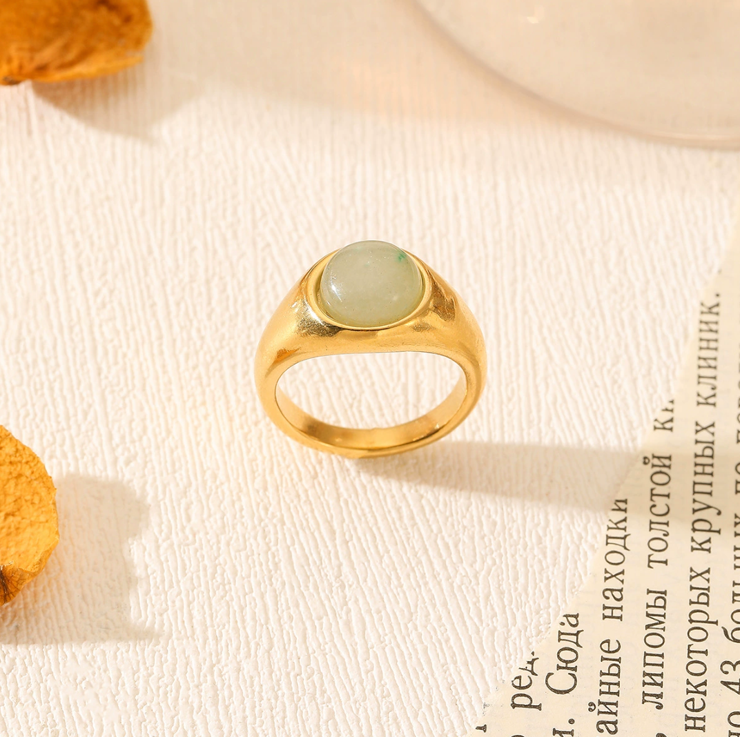 18K GOLD PLATED PASSION RING