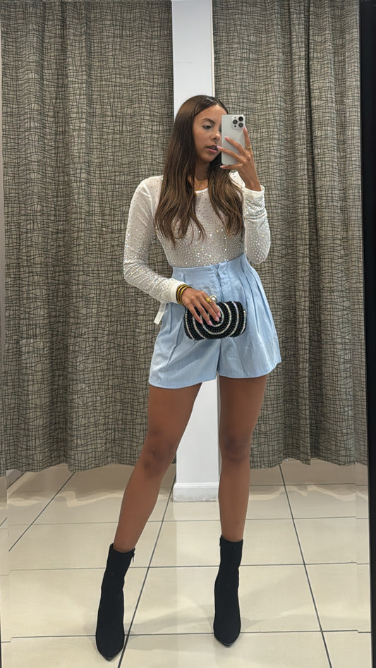 Olivia Blue Shorts