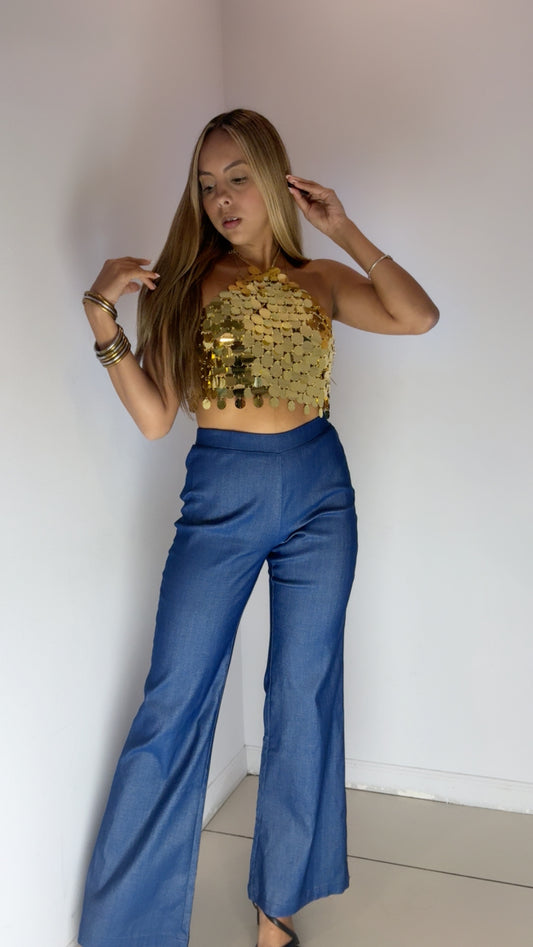 Velvet Fashion Top