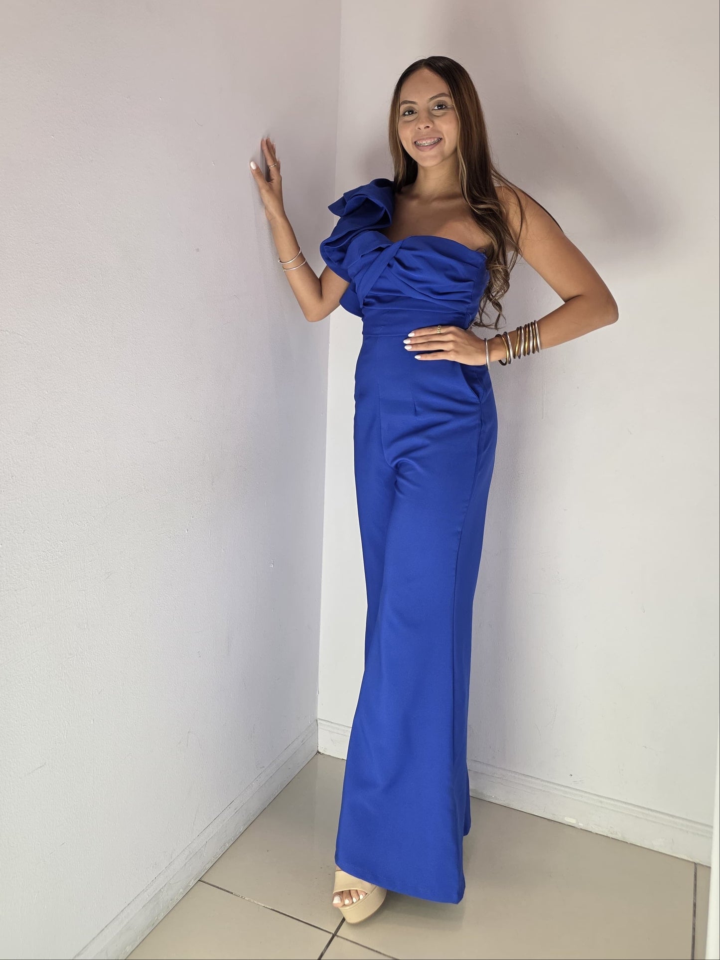 Ocean Blue Jumpsuit