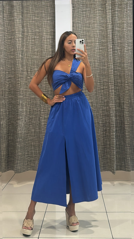 Fernanda Royal Crop Top