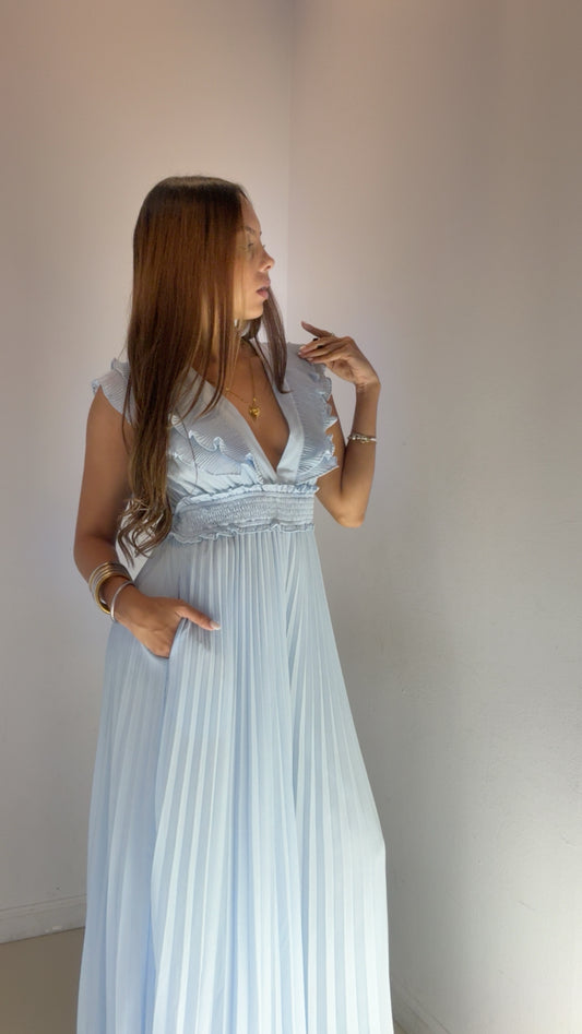 Fany Baby Blue Jumpsuit