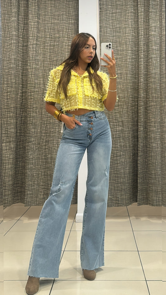 Brenda Vibrant Denim Jeans