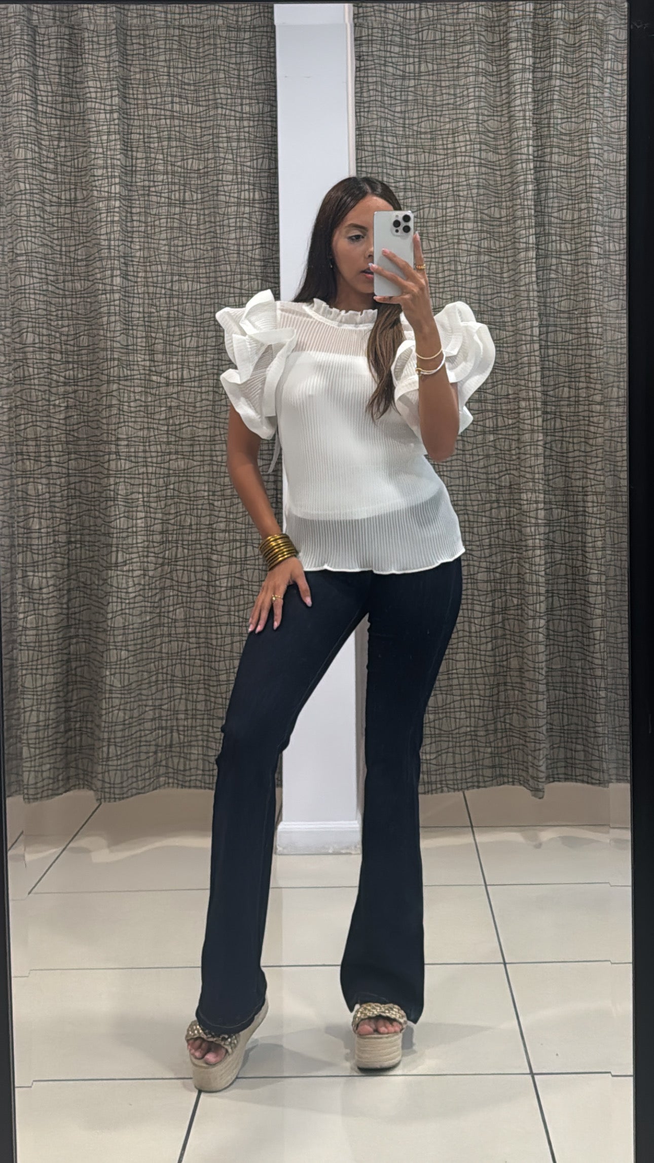 Elodie White Top