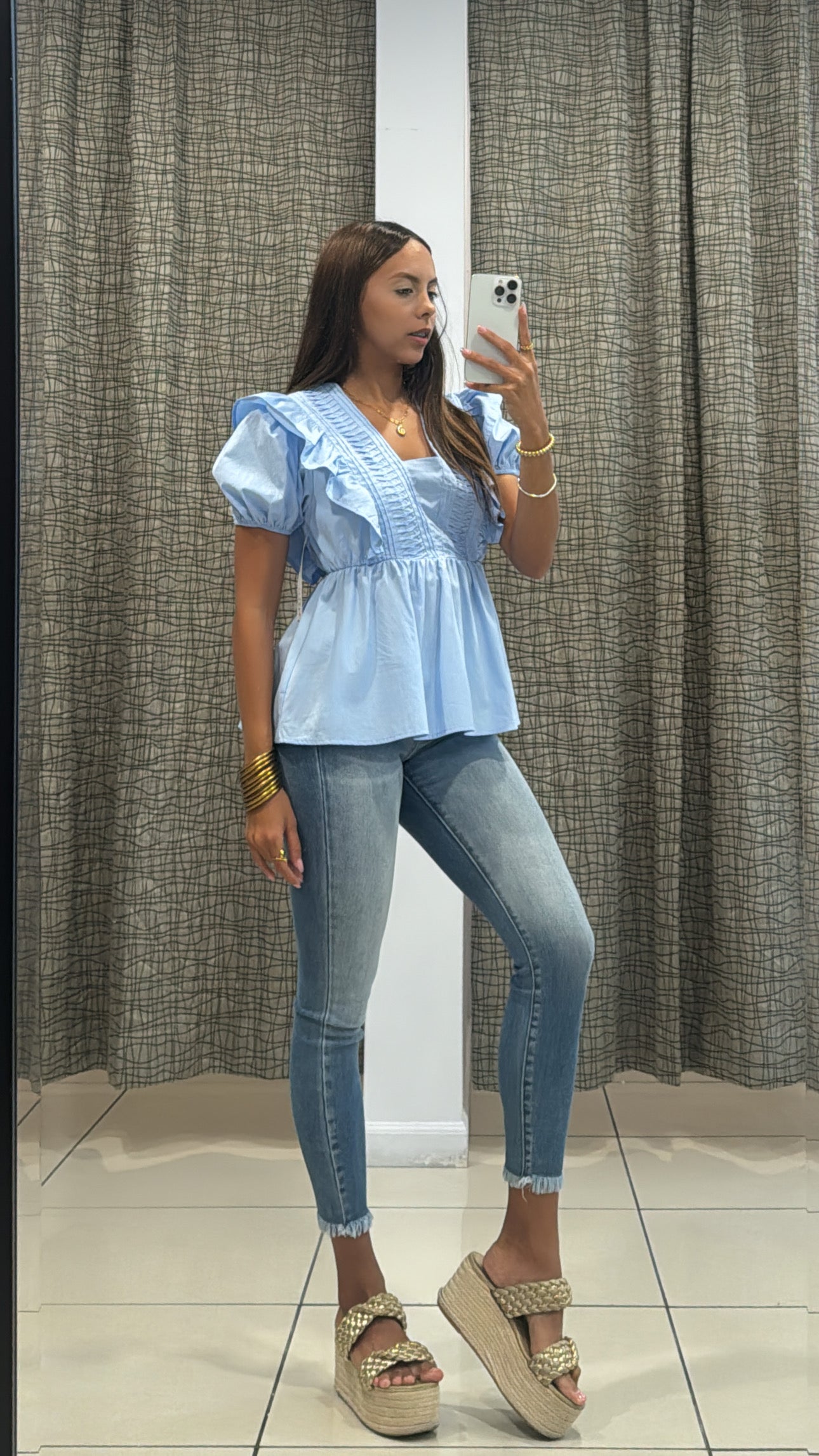 Thylane Blue Top