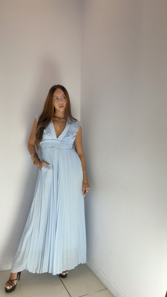 Fany Baby Blue Jumpsuit