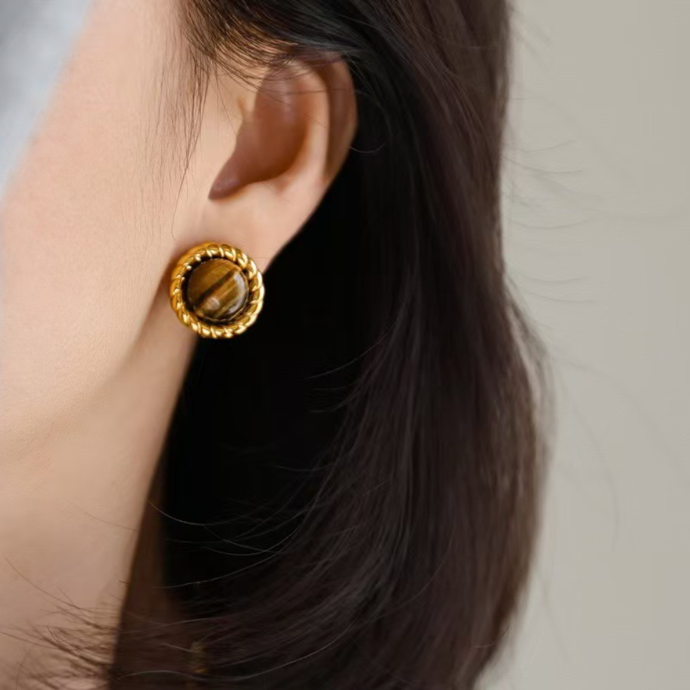 18K GOLD PALTED PASSION EARRINGS
