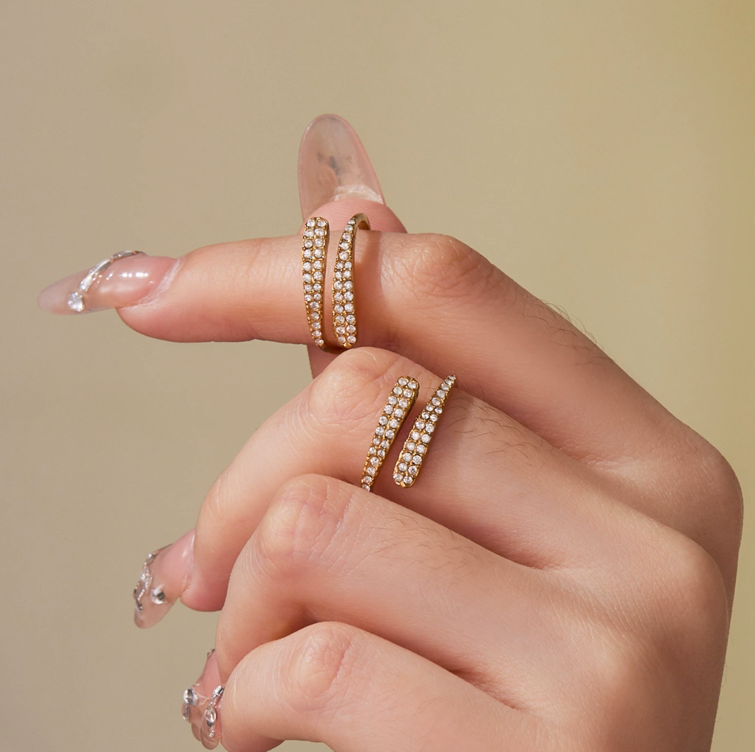 18K GOLD PLATED MARVEL RING