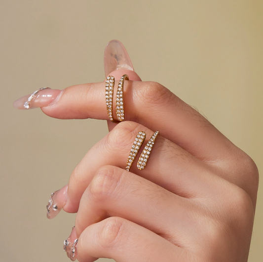 18K GOLD PLATED MARVEL RING