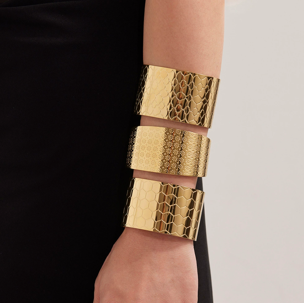 18K GOLD PLATED AMAZONIA CUFF